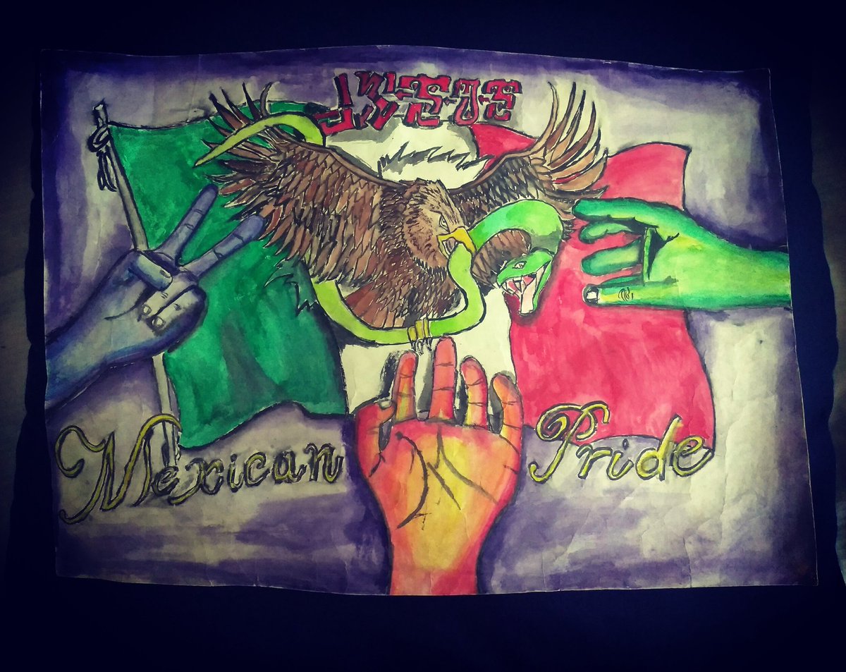 1200x953 Jesus Monreal On Twitter A Painting That I Made In Art Class - Pride Painting