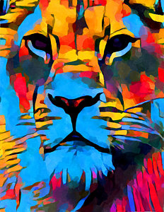 232x300 Lion Pride Paintings Fine Art America - Pride Painting
