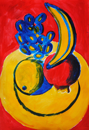 300x440 Paint A Still Life In Primary Colors Activity - Primary Colors Painting