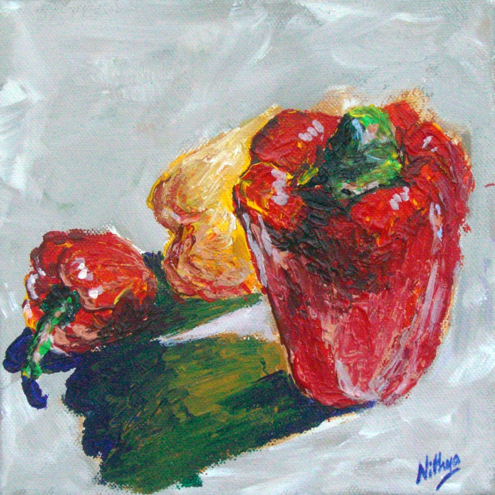 1000x1000 Palette Knife Painters, International Primary Colors - Primary Painting