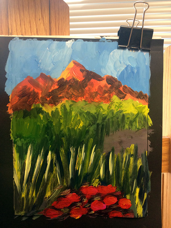 600x800 Practice Primary Painting Using Magazine Images Artsmudge - Primary Painting