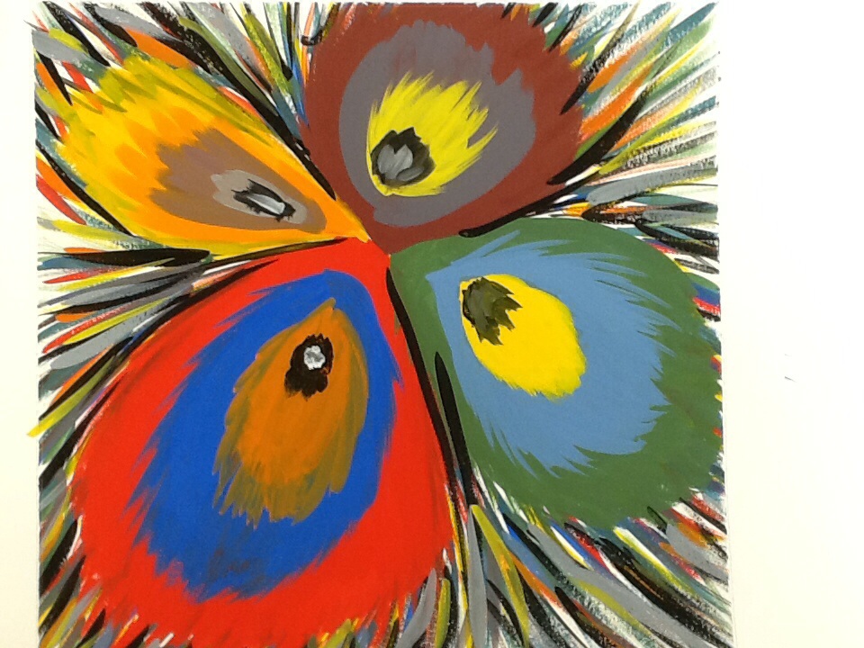 960x720 Primary Triad Painting By Babygryphon - Primary Painting