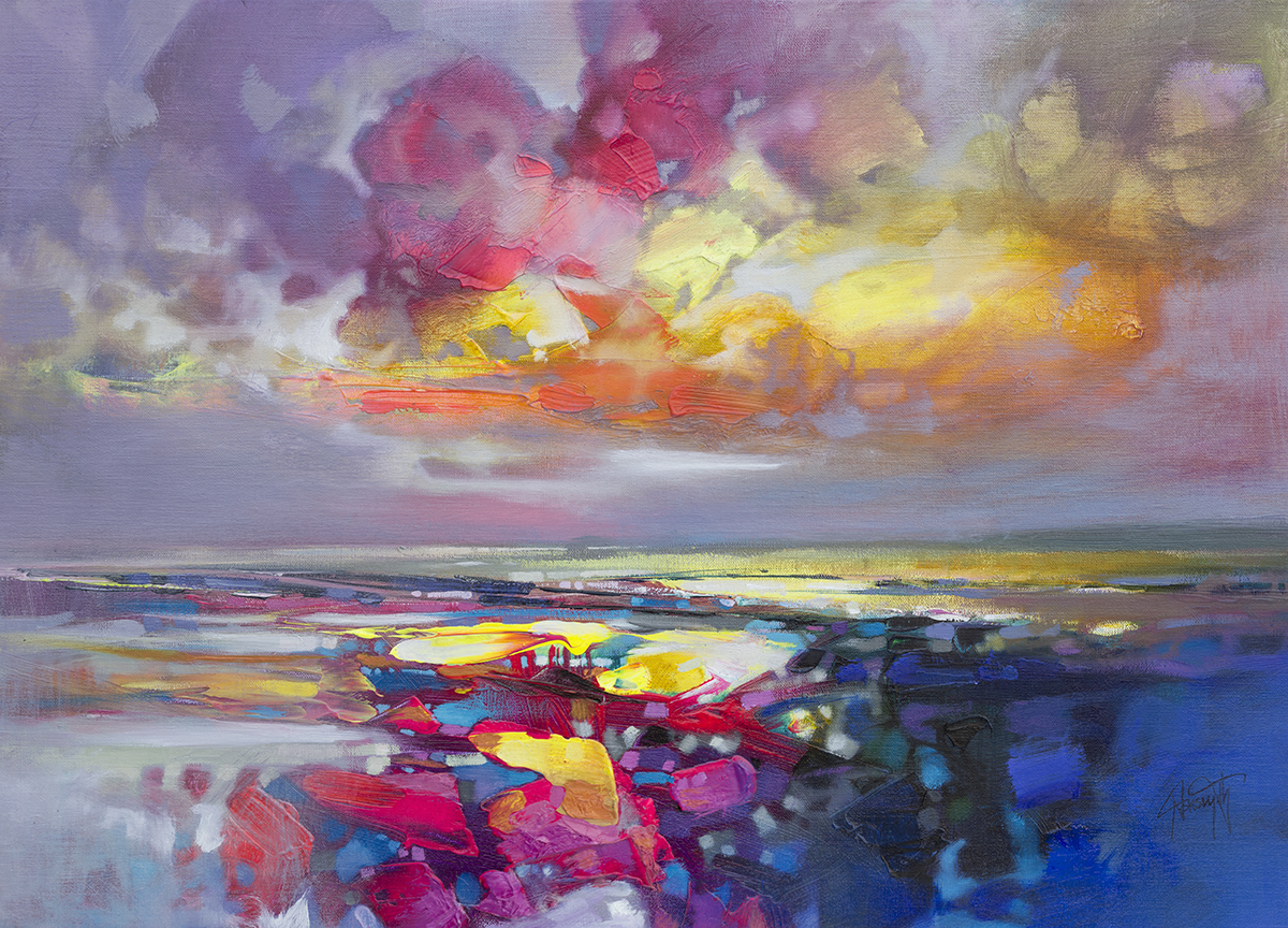 1200x864 Scott Naismith Primary Shore Scottish Landscape Colourful Art - Primary Painting