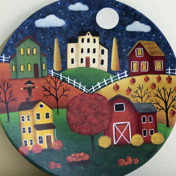 354x354 Shop Sheep Painting On Wanelo - Primitive Folk Art Painting