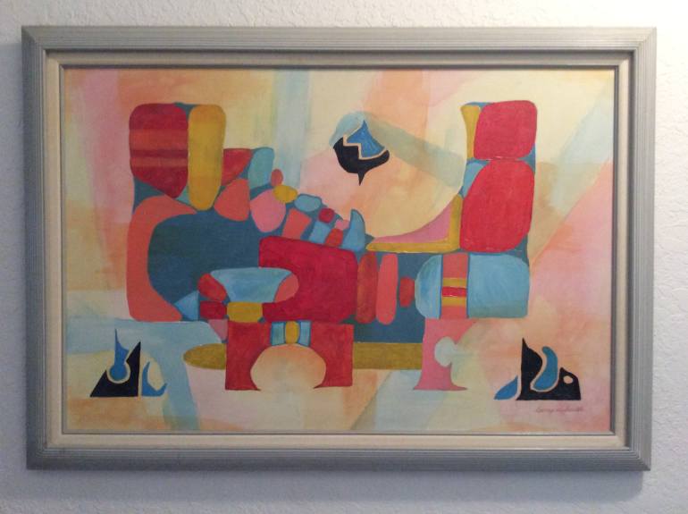 770x575 Saatchi Art Pleasing, Primary And Primitive Painting By Barry Smith - Primitive Painting