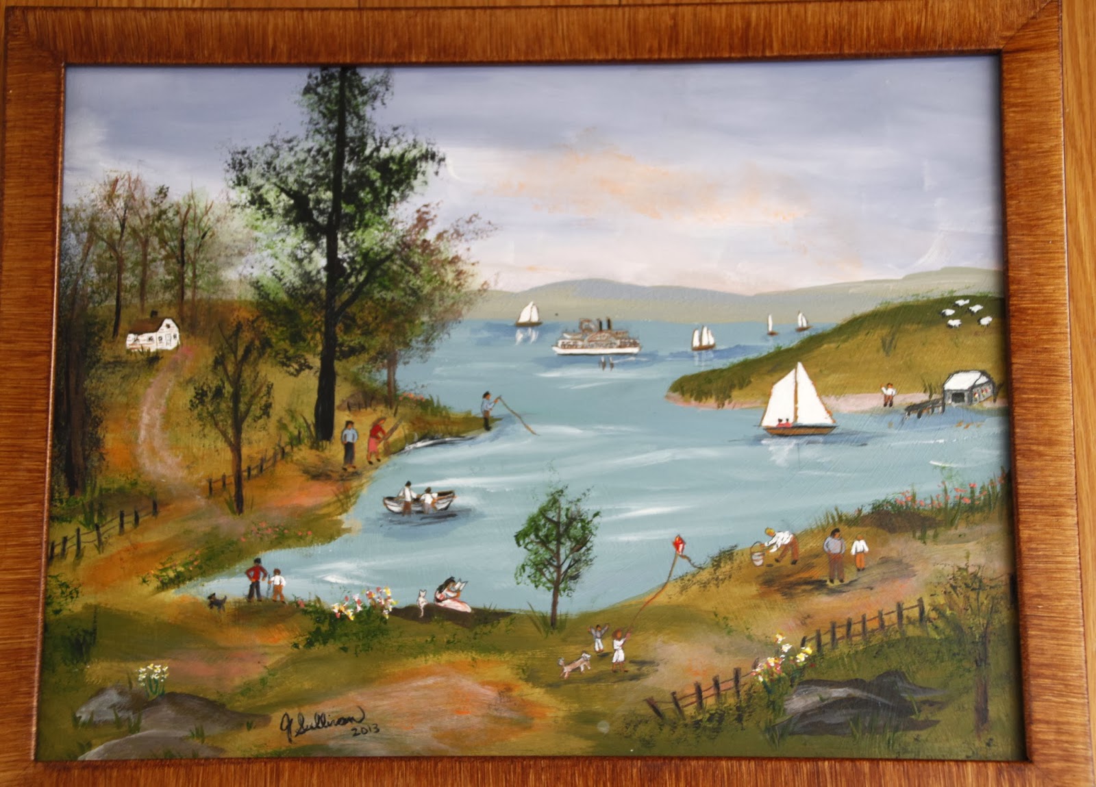 1600x1149 Brownigirl Primitive Art - Primitive Painting