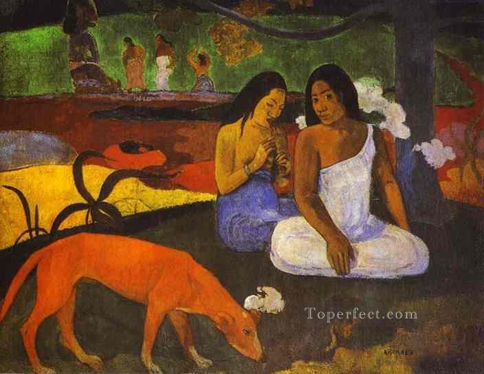 704x545 Joyeusete Arearea Post Impressionism Primitivism Paul Gauguin - Primitivism Painting