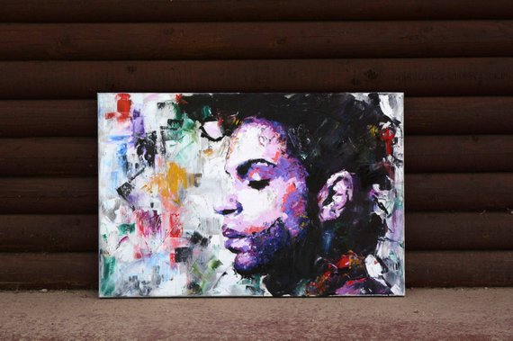 570x379 Prince Musician Original Painting 30 38 - Prince Musician Painting