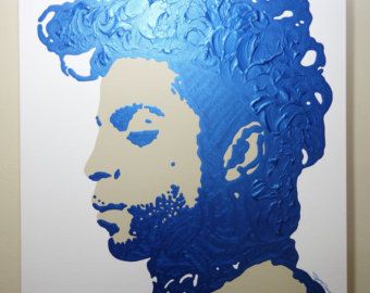 340x270 Prince Painting (12x12) Prince Art, Pop Art, Metallic Purple - Prince Musician Painting