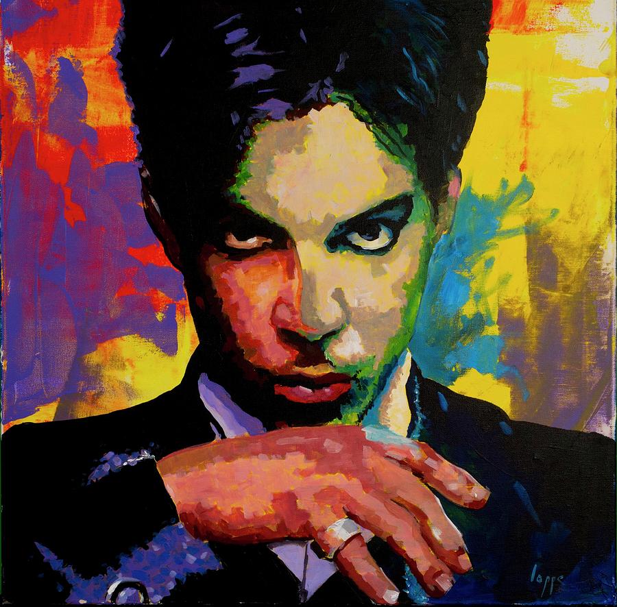 900x886 Prince Painting By Steve Lappe - Prince Painting