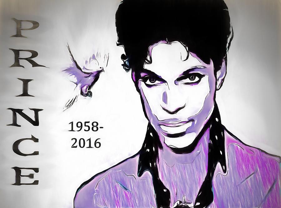 900x666 Prince Tribute Painting By Dan Sproul - Prince Painting