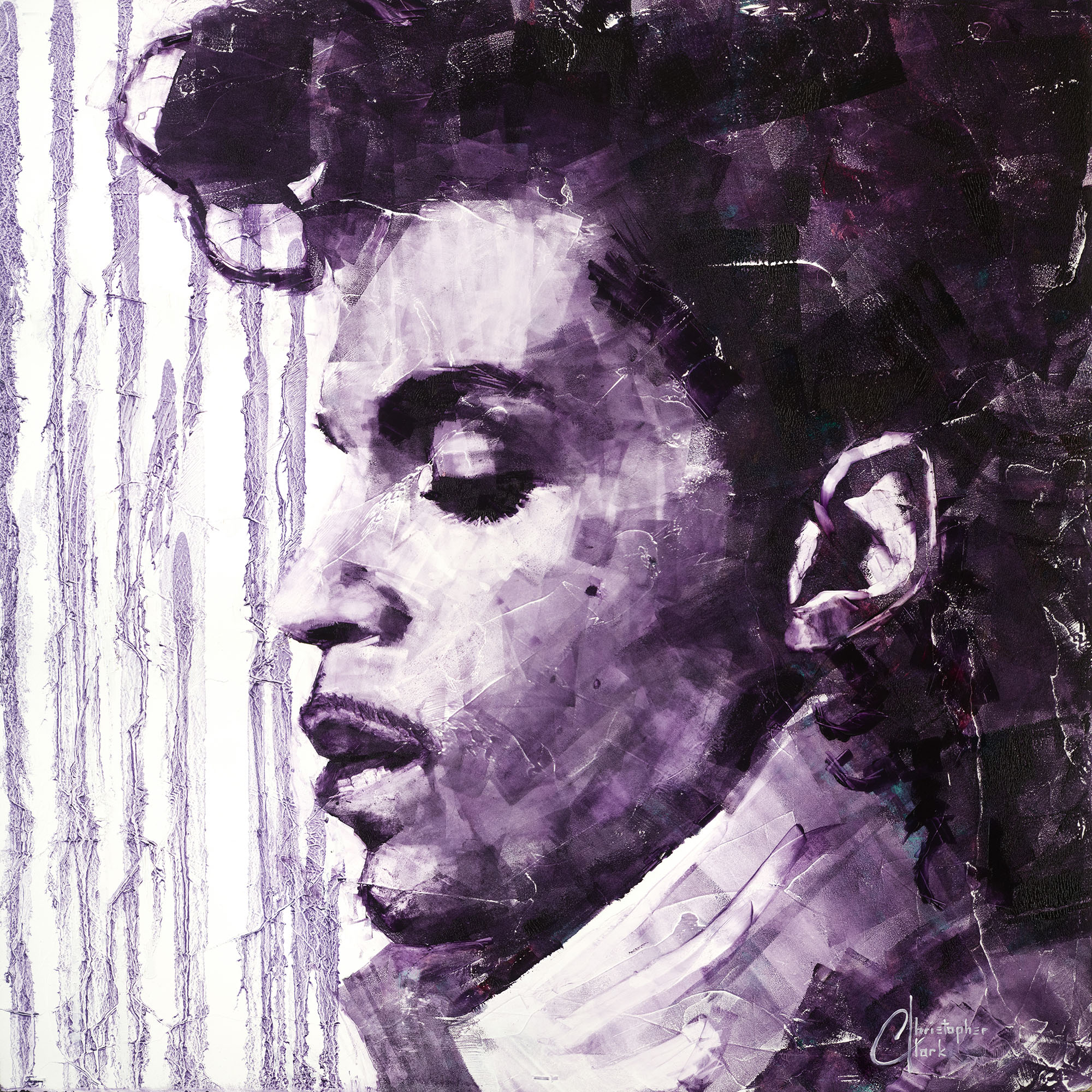 2000x2000 Prince Purple Rain Art Block - Prince Purple Rain Painting