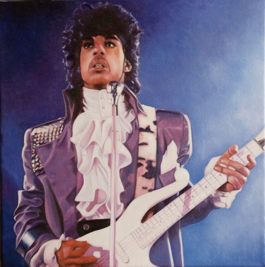 892x896 Prince Purple Rain By Tsor1 - Prince Purple Rain Painting