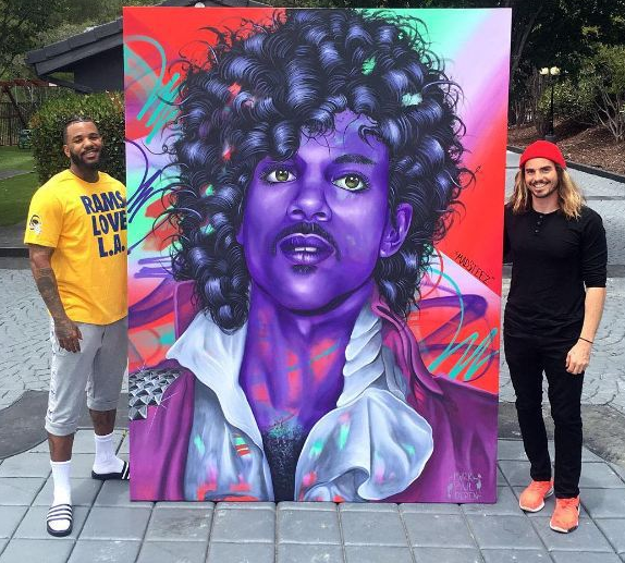 574x517 The Top 10 Best Blogs On Painting Inspiration - Prince Purple Rain Painting