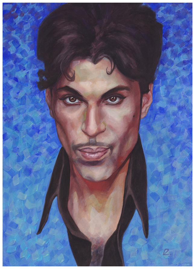646x890 Prince Rogers Nelson By Superupaman - Prince Singer Painting