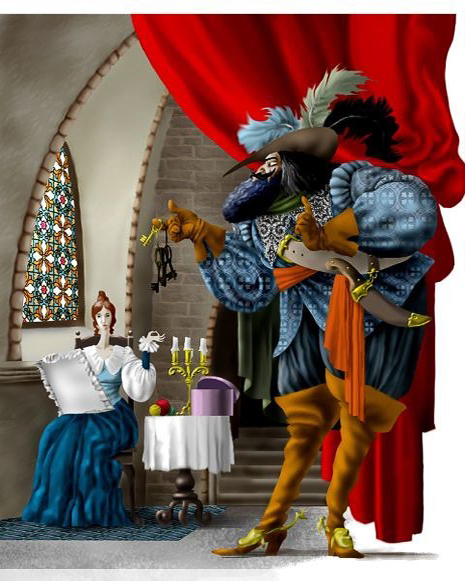 465x581 Full,diamond Embroidery,5d,diamond Painting Cartoon Knight - Princess And Knight Painting