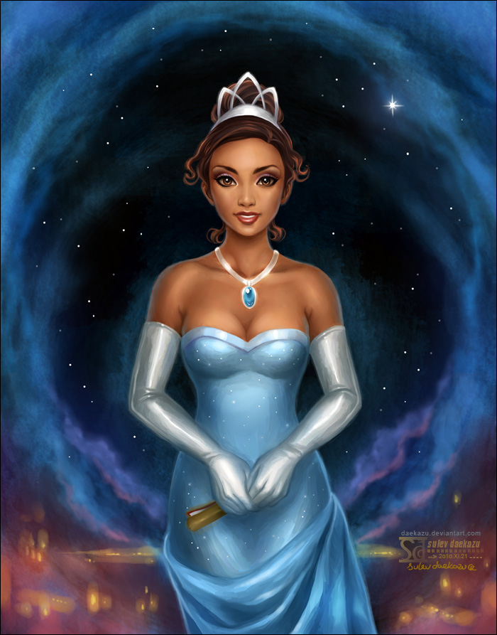 700x893 Princess And The Frog Tiana By Daekazu - Princess And The Frog Painting