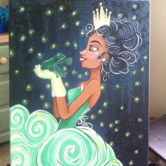 Princess And The Frog Painting Ideas