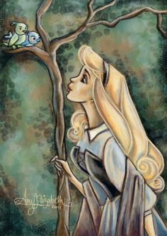 Princess Aurora Painting