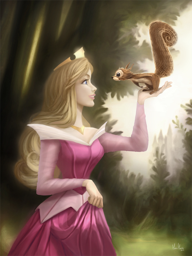 625x833 Princess Aurora - Princess Aurora Painting