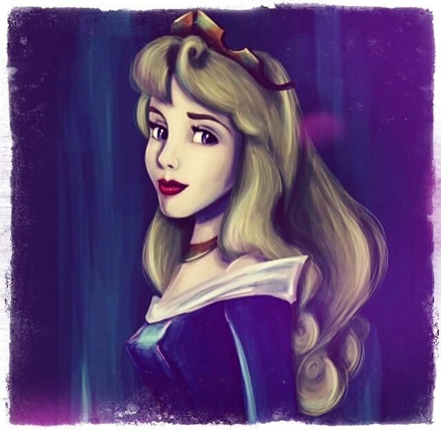 Princess Aurora Painting at PaintingValley.com | Explore collection of ...