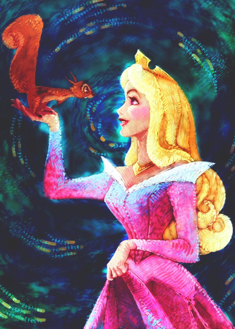 755x1057 Princess Aurora Coloring Page By Mistytang - Princess Aurora Painting