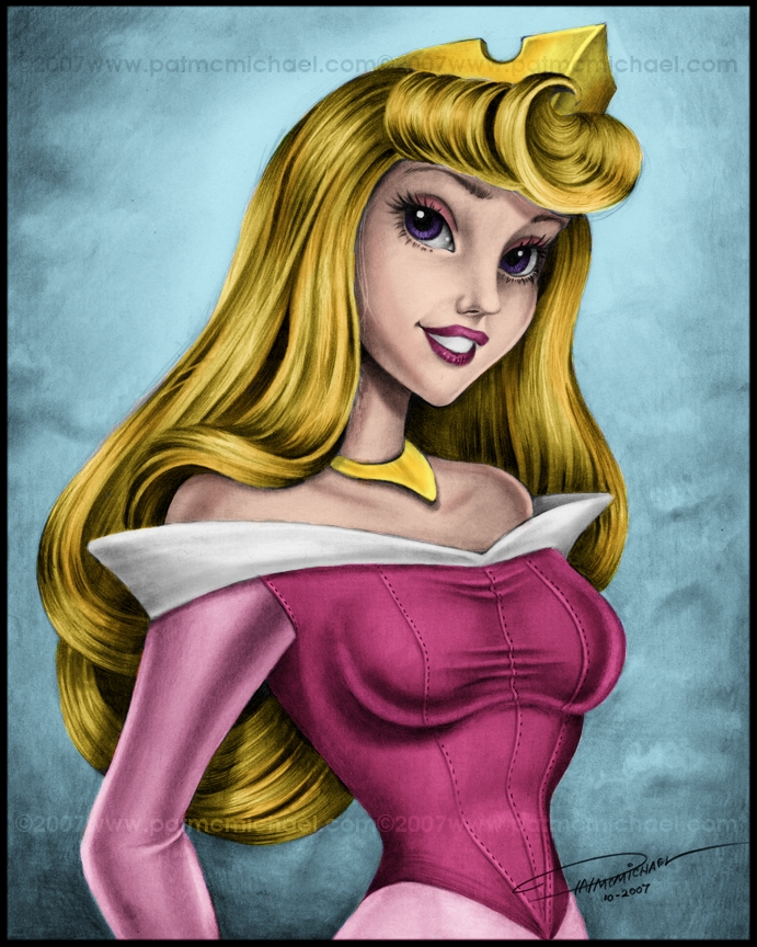 691x864 Princess Aurora By Beatrizso100 - Princess Aurora Painting