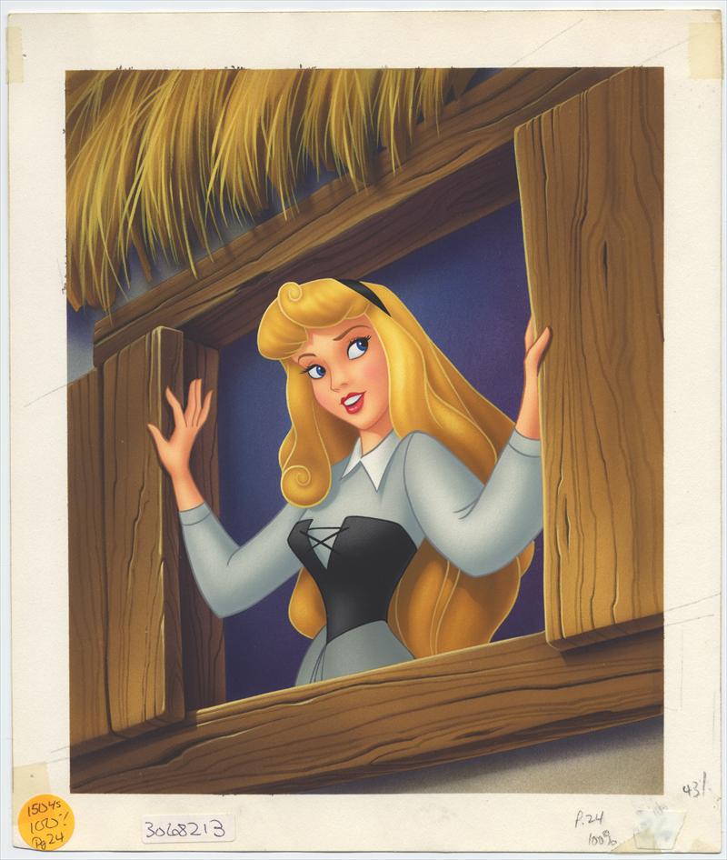800x946 Disneydennis Durrell Sleeping Beauty - Princess Aurora Painting