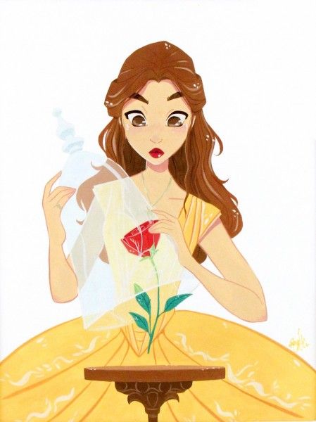 449x600 Exclusive Alex Ross' - Princess Belle Painting