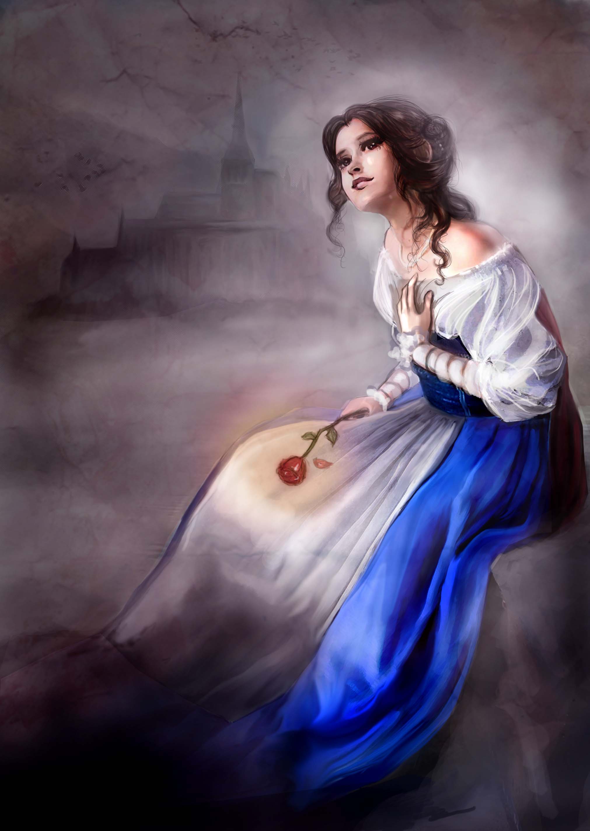 2022x2850 Belle (Beauty And The Beast) - Princess Belle Painting