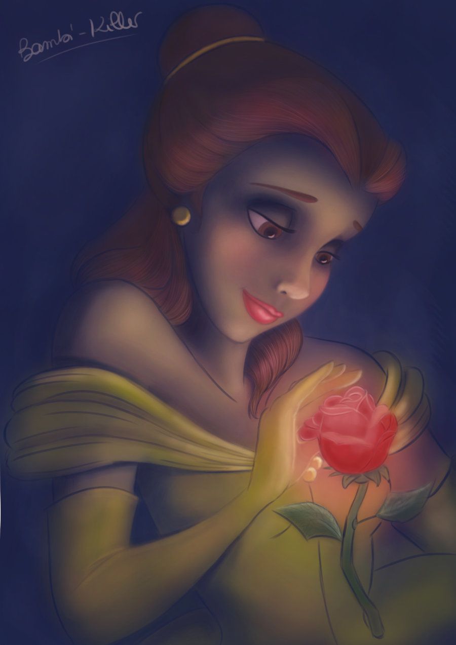 900x1274 Belle Painting By Bambi On @ - Princess Belle Painting