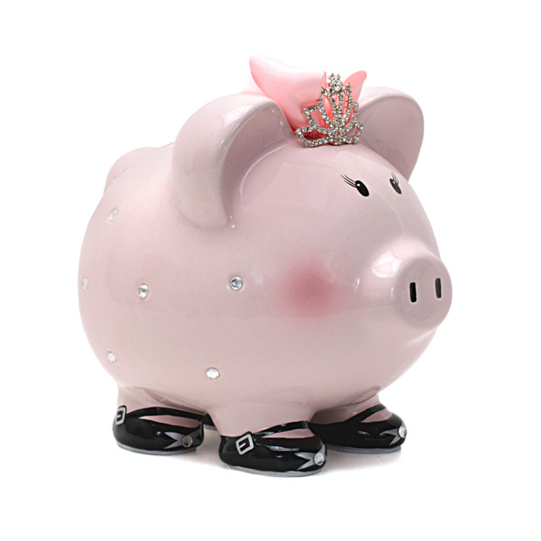 600x600 Personalized Hand Painted Princess Crown Piggy Bank From 1 800 - Princess Crown Painting