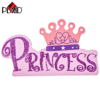 350x350 Princess Crown Painted Wood Shape Hobby Lobby 600049 - Princess Crown Painting