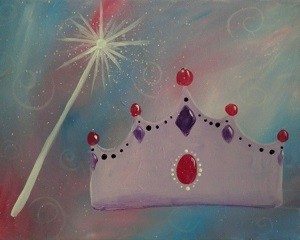 300x240 Princess Paint Party - Princess Crown Painting