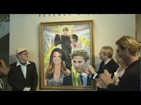 480x360 Painting Of Princess Diana With Prince William And Kate Middleton - Princess Diana Painting