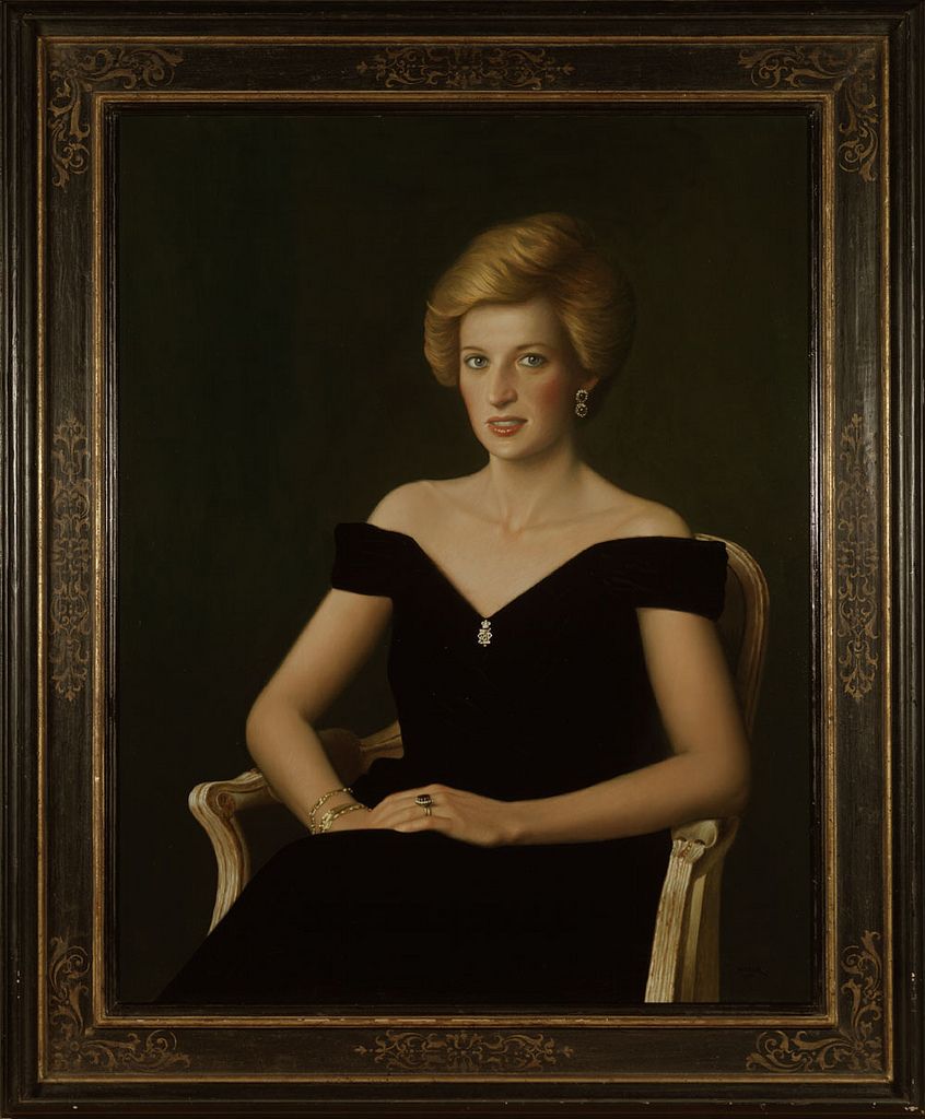 846x1024 Official Diana Painting Diana And Princess Diana - Princess Diana Painting