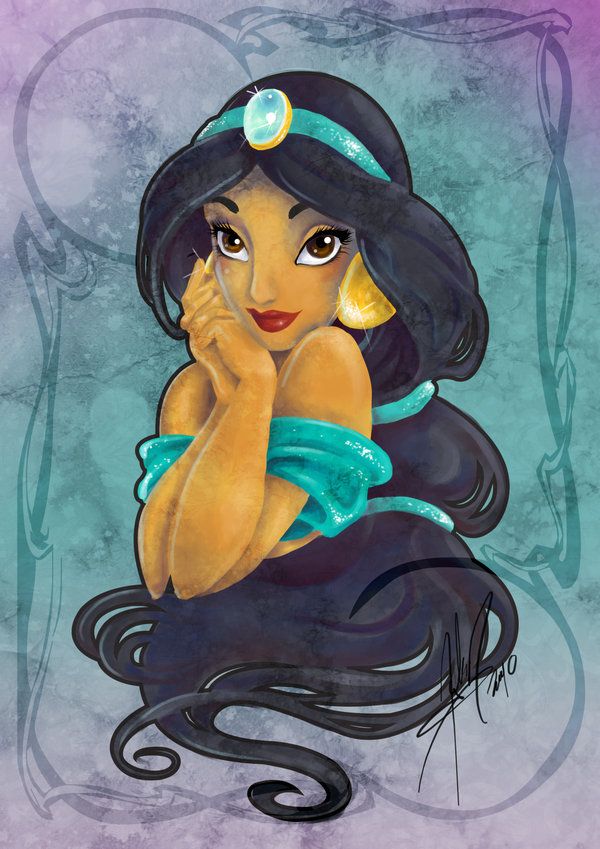 600x849 Princess Jasmine By Ladyamaltea Jasmine - Princess Jasmine Painting
