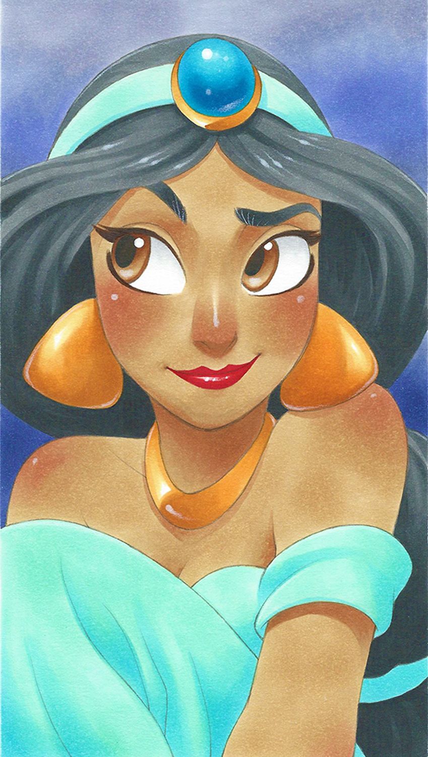 849x1500 Tumblr Painting Style I Like Jasmine, Princess - Princess Jasmine Painting