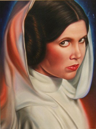 336x450 Tattoo Inspiration - Princess Leia Painting