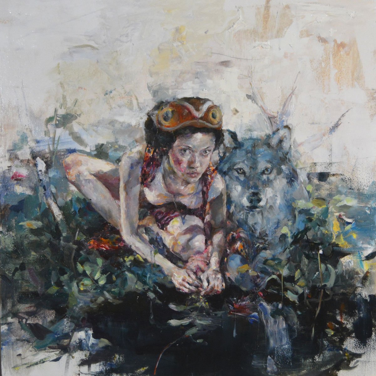 1200x1200 From Chaos, Harmony (Princess Mononoke) - Princess Mononoke Painting