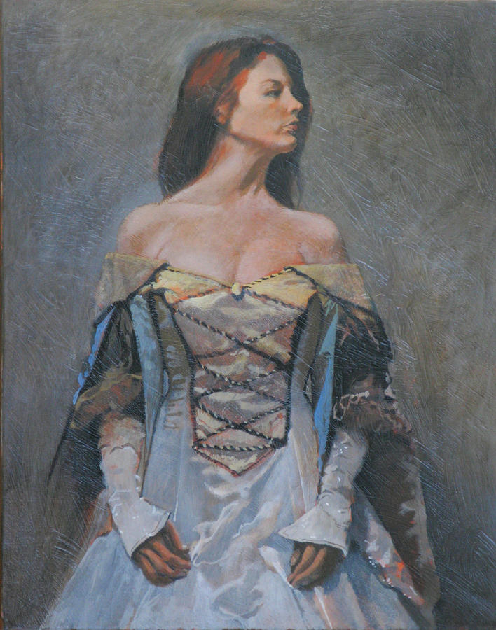 708x900 Princess Painting By Robert Bissett - Princess Painting