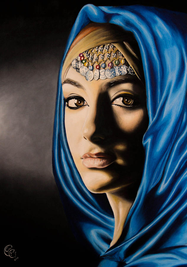632x900 Arabian Princess Painting By Mai Magdy - Princess Painting