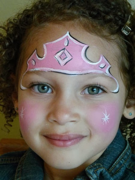 450x600 Icustomstitch Face Painting Ideas For Your Kids' Halloween Trick - Princess Painting For Girls