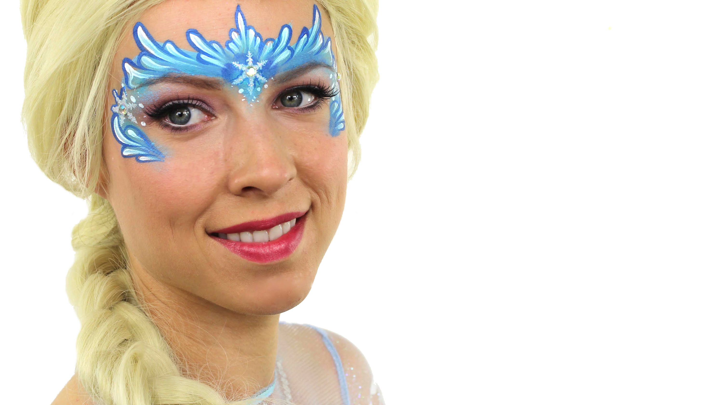 3000x1683 Elsa Frozen Disney Princess Face Painting - Princess Painting For Girls