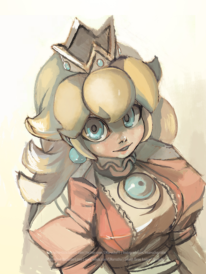 720x960 Princess Peach Painting By Lunarmew - Princess Peach Painting