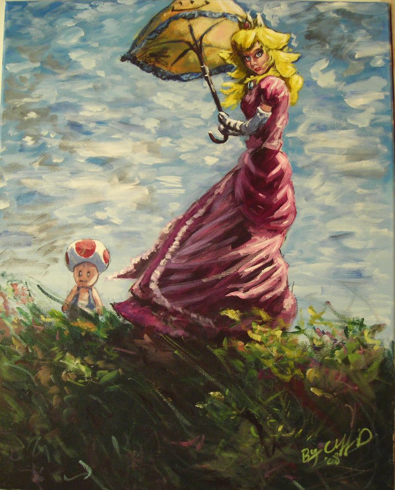 800x991 Peach Princess My Painting By Cliford417 - Princess Peach Painting