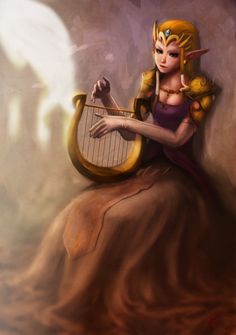 Princess Zelda Painting