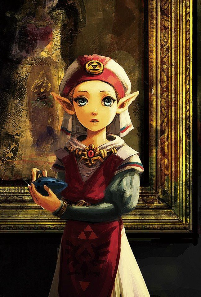 Princess Zelda Painting at PaintingValley.com | Explore collection of ...