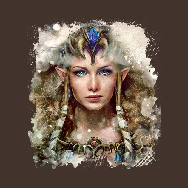 630x630 Legend Of Zelda One Epic Princess Painting - Princess Zelda Painting