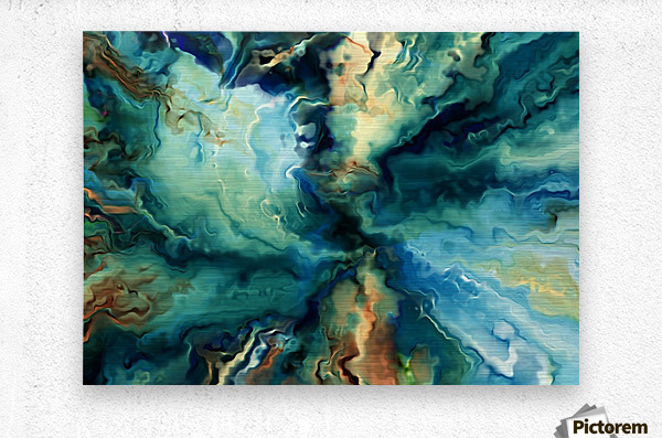 600x397 Oil Painting Abstract Color Line Wave Design - Print Oil Painting